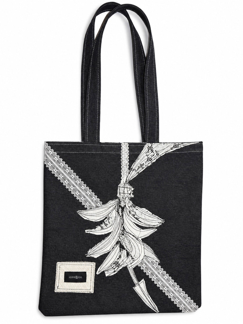 RACIMO TOTE BLACK & WHITE