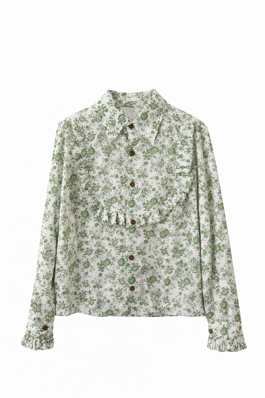 VALERIANO GREEN FLORALS - MEDIUM