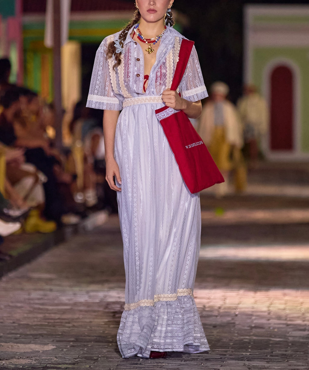 MAXI SKIRT - BABY BLUE - SMALL